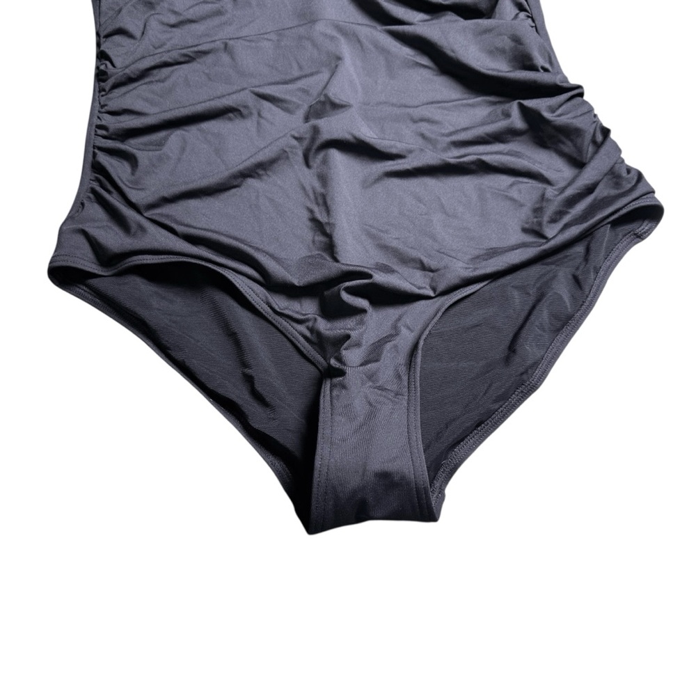 Nwt Sea Level One Piece Swimsuit Twist Top Ruched Sz 10 - Picture 7 of 13